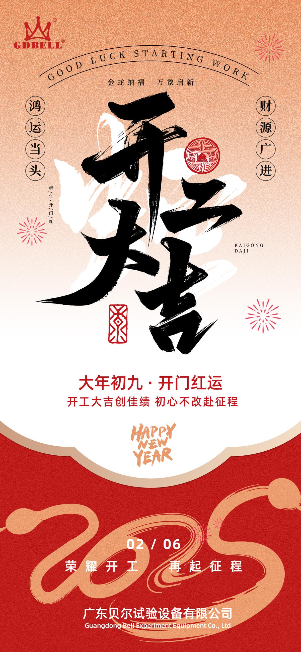 春风再起·再创辉煌——广东贝尔2025开工大吉