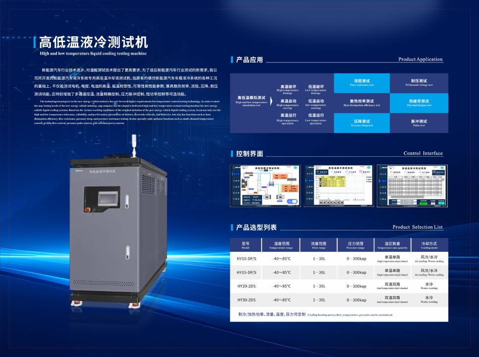 广东贝尔高低温液冷测试机设备介绍图